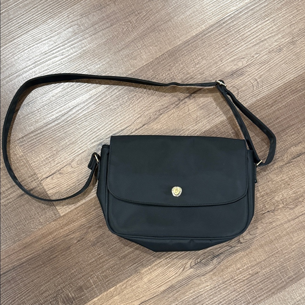 Pierre Cardin Black nylon Crossbody Bag